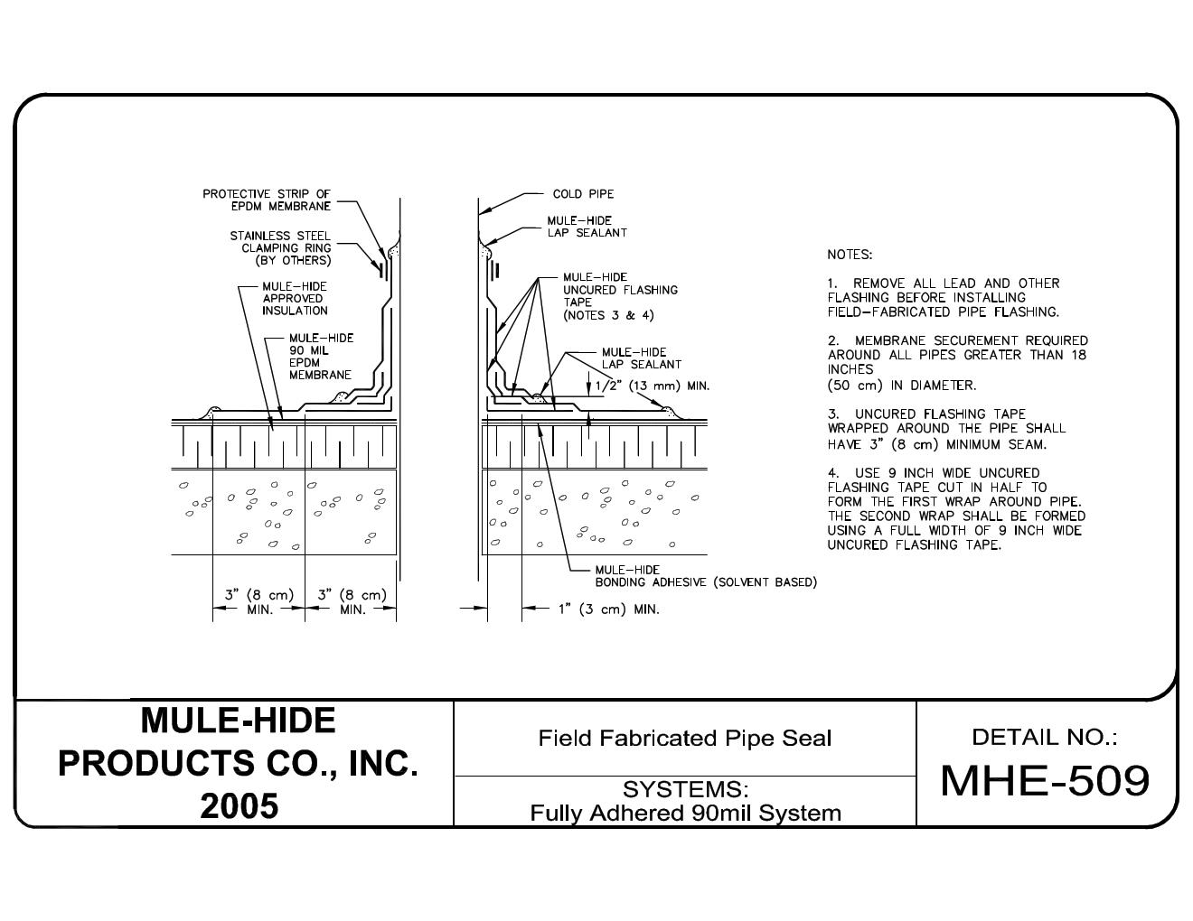 Uncured Flashing Tape (White & Black)